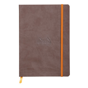 Rhodia Softcover Notebook - A5 - Chocolate - Lined